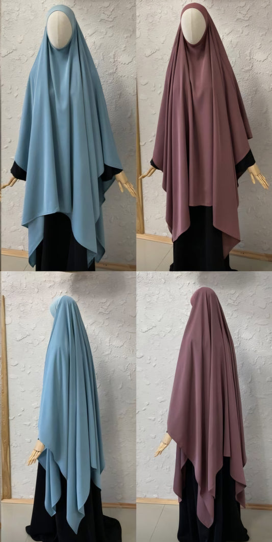 Sleevless khimar