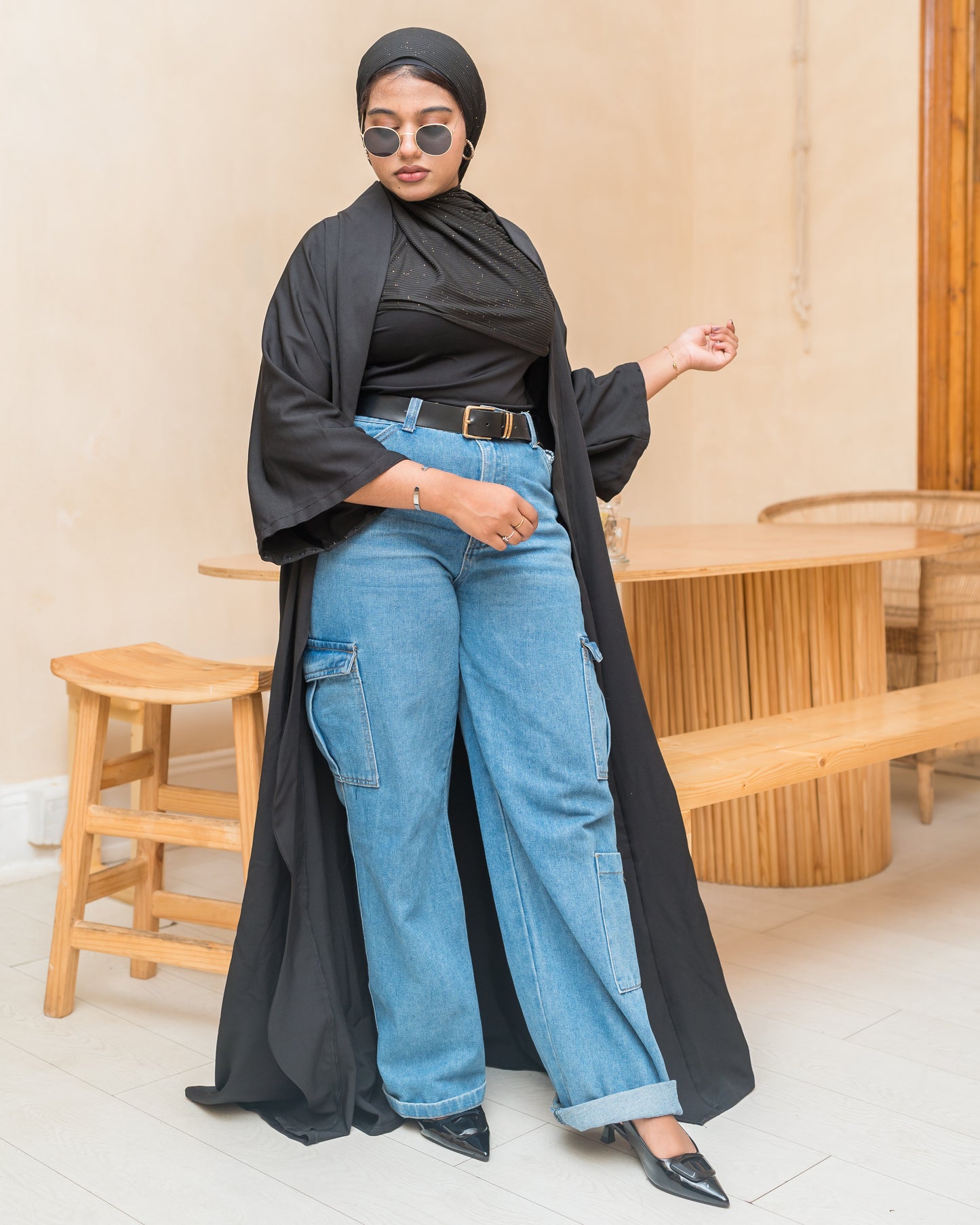 Rabaa Abaya (black)