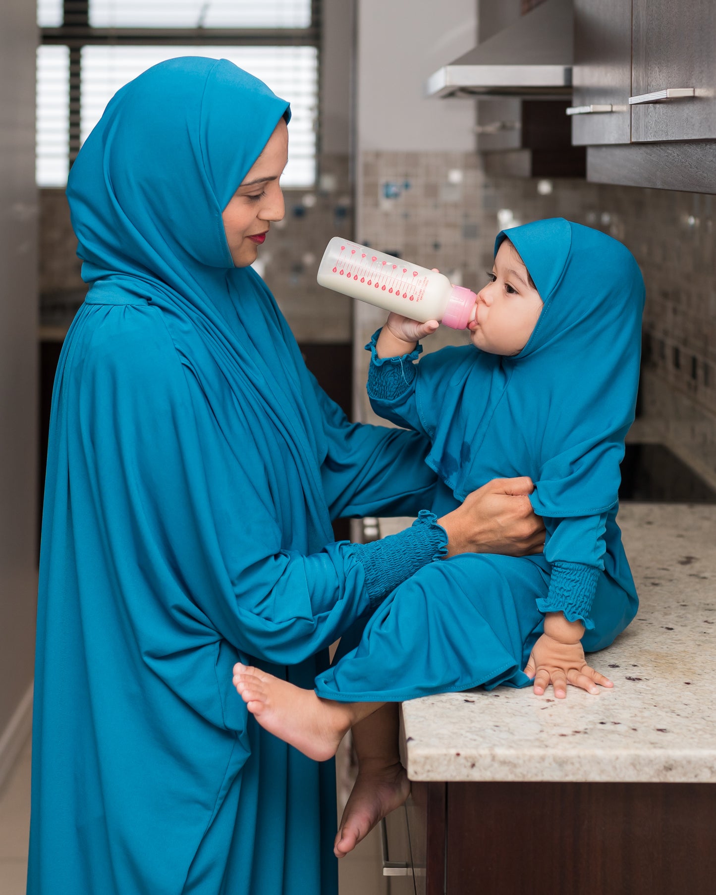 Mini zainab maxi jilbab (6-12 months to 4 years)