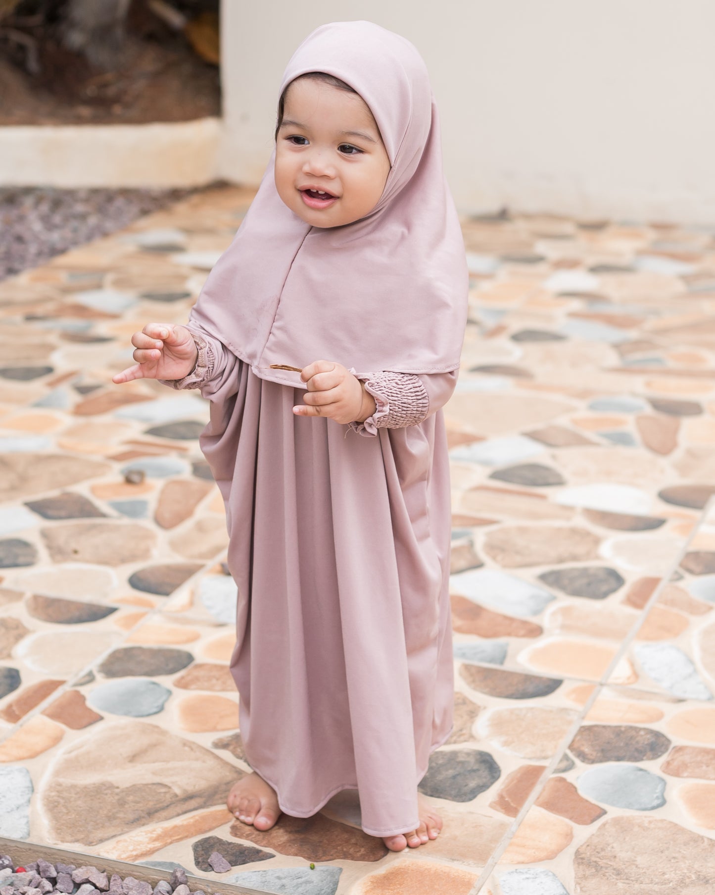 Mini zainab maxi jilbab (6-12 months to 4 years)