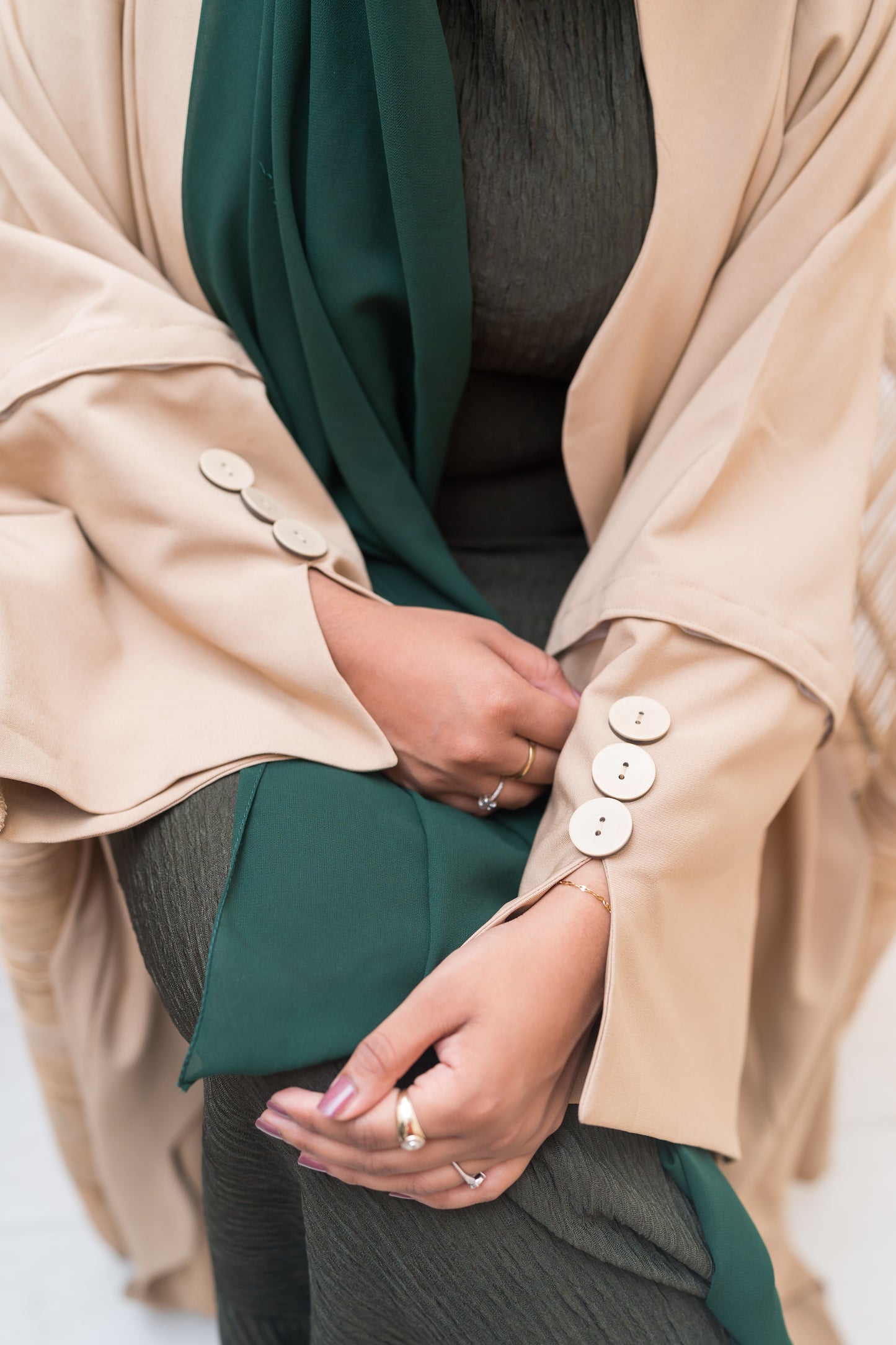 Rabaa abaya (Nude)