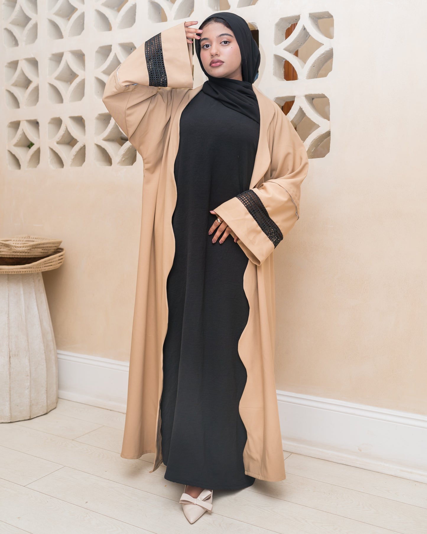 Rabaa abaya (Nude)