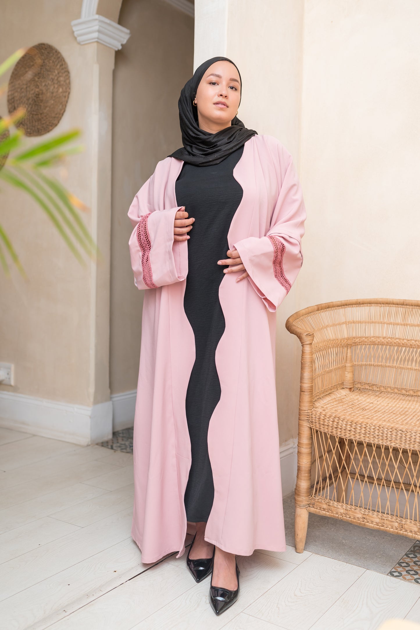 Rabaa Abaya (pink)