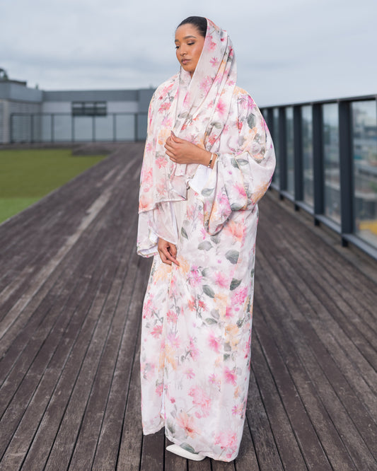 Magnolia abaya set
