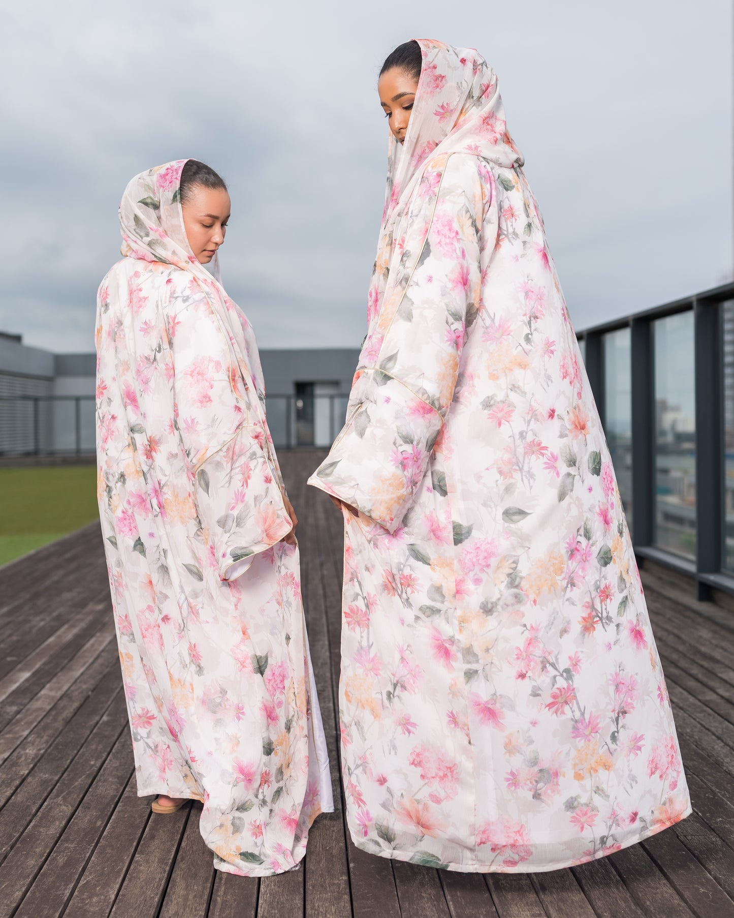 Magnolia abaya set